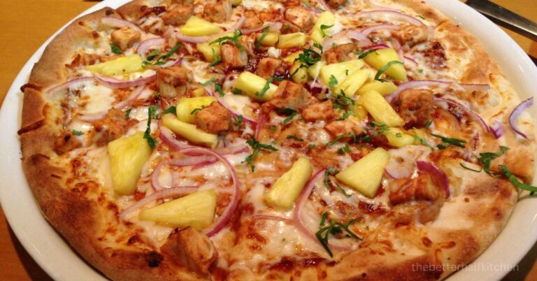 Hawaiian BBQ Chicken Pizza